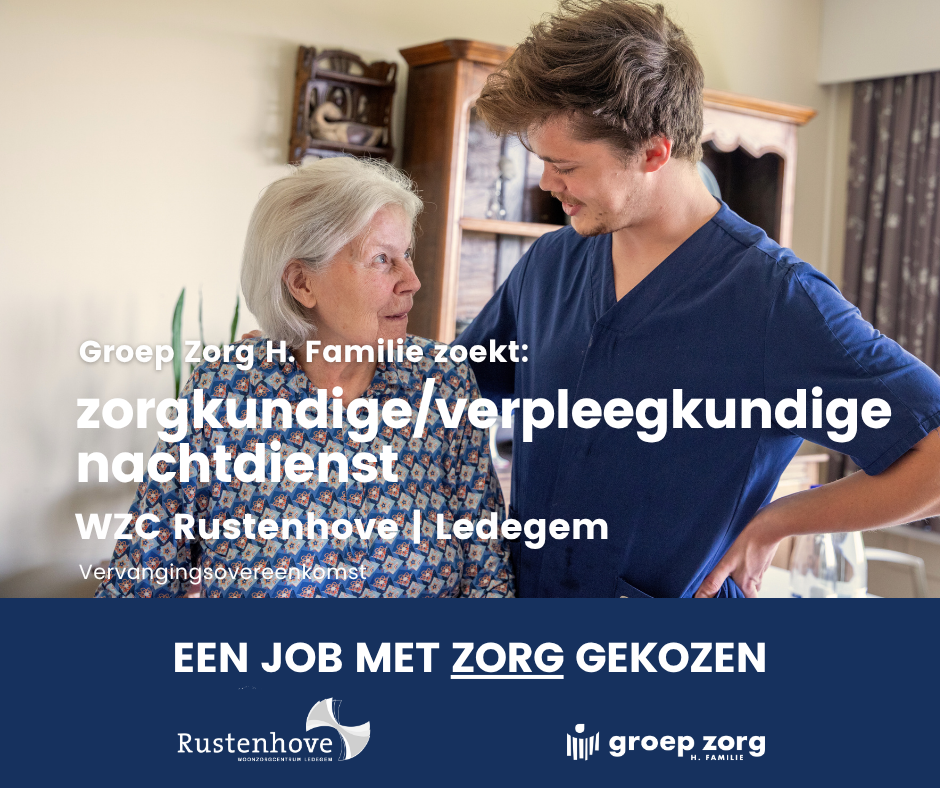 Zorgkundige/verpleegkundige in de nachtdienst